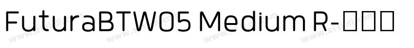 FuturaBTW05 Medium R字体转换